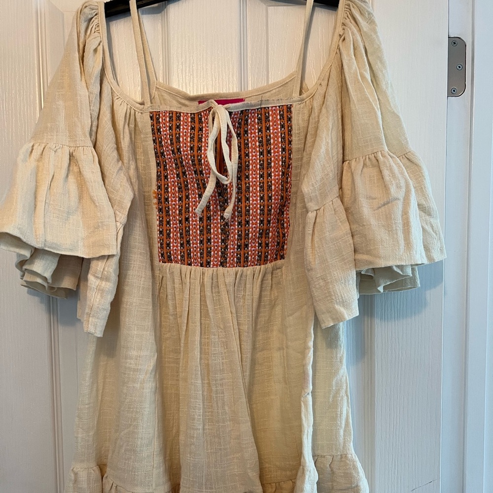 Macbeth collection embroidered dress